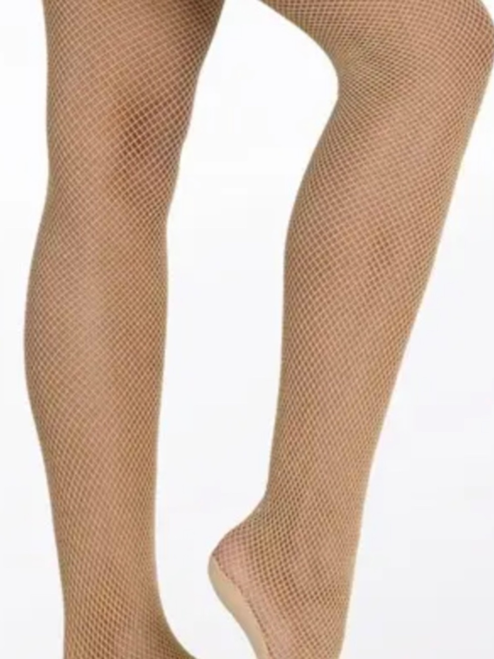 Capezio Adult Small tan Fishnet Tights